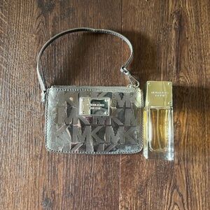 Michael Kors wristlet , Sexy Amber Eau de Parfum 1.0oz